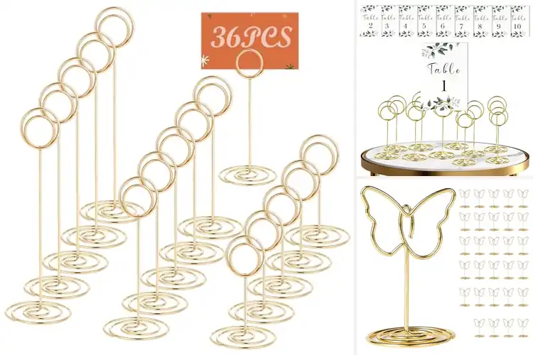 Detailed view of Best Spiral Base Picture Holders