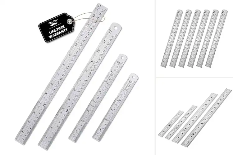 Detailed view of Best Stainless Steel Rulers