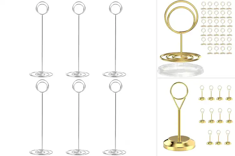 Detailed view of Best Sturdy Table Card Stands