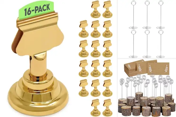 Detailed view of Best Table Card Holders For Wedding