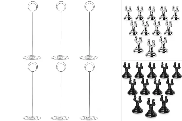 Detailed view of Best Table Number Holders For Buffet Displays