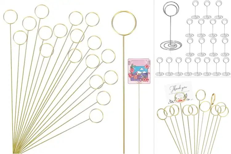 Detailed view of Best Table Number Holders For Centerpieces
