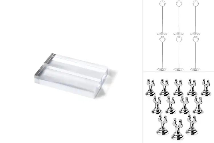 Detailed view of Best Table Number Holders For Wedding