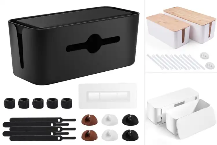 Detailed view of Best Ventilated Cord Boxes: Neat, Safe Cable Control