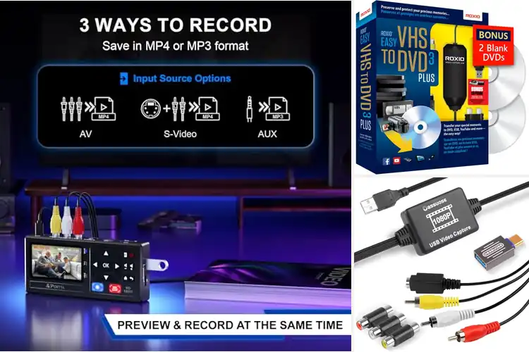 Detailed view of Best VHS to DVD Solutions: Convert Tapes to Digital or DVD
