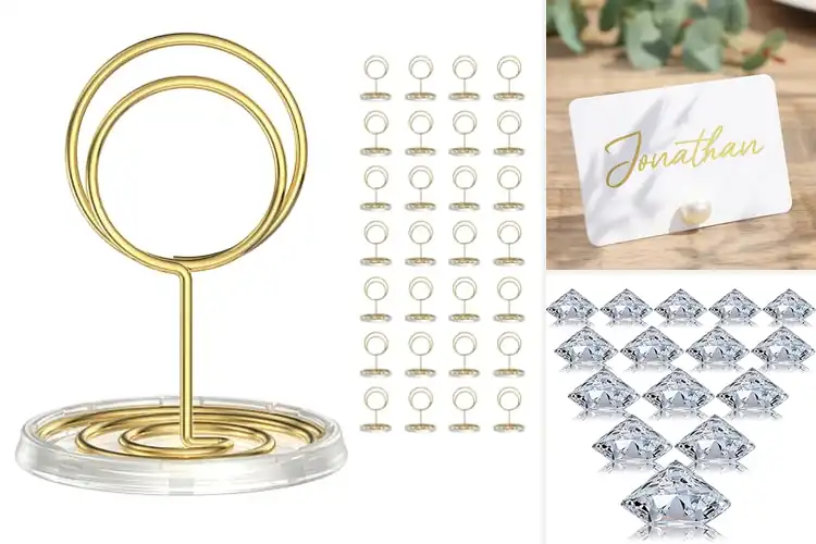 Detailed view of Best Wedding Place Card Holders