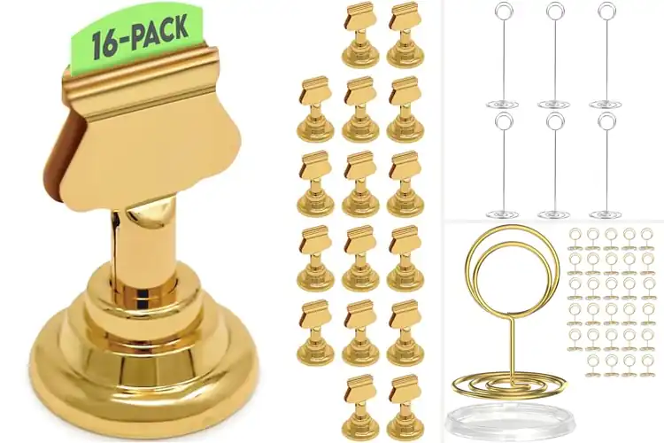 Detailed view of Best Wedding Table Card Holders