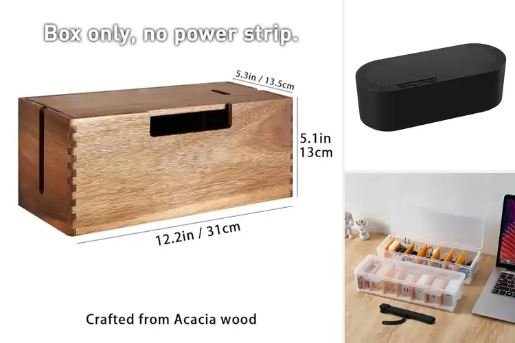 Detailed view of Best Wire Storage Boxes: Tangle-Free, Safe & Stylish Storage