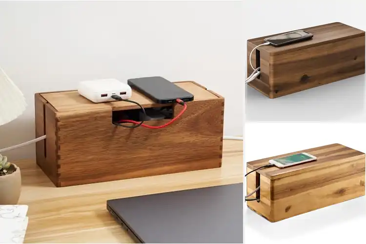 Detailed view of Best Wooden Cable Boxes